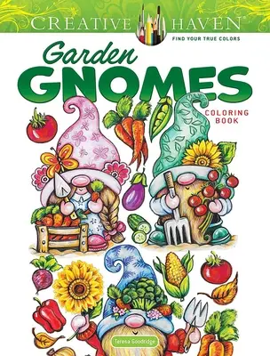 Creative Haven Gartenzwerge Malbuch - Creative Haven Garden Gnomes Coloring Book