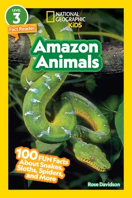 National Geographic Readers: Amazonas-Tiere (L3): 100 lustige Fakten über Schlangen, Faultiere, Spinnen und mehr - National Geographic Readers: Amazon Animals (L3): 100 Fun Facts about Snakes, Sloths, Spiders, and More