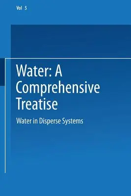 Wasser in dispersen Systemen - Water in Disperse Systems